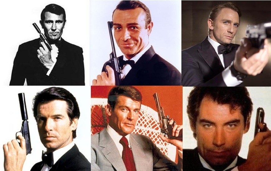 how many people played james bond 007